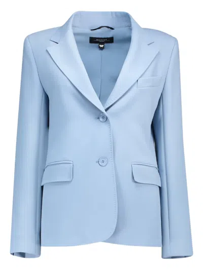 Max Mara Single-breasted Blazer In 蓝色