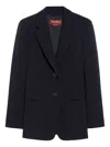 Max Mara Single-breasted Blazer In Black
