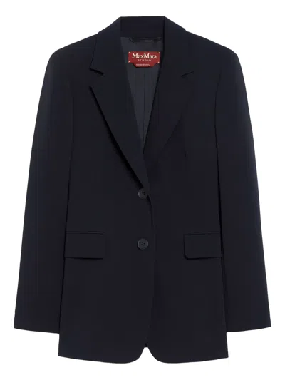 Max Mara Single-breasted Blazer In Black