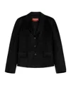 Max Mara Single-breasted Blazer In Black