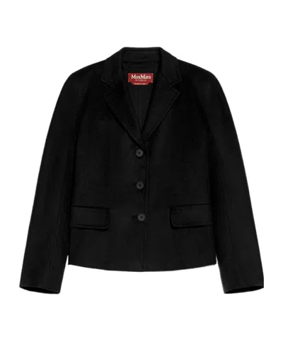 Max Mara Single-breasted Blazer In Black
