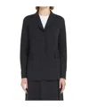 Max Mara Single Breasted Blazer In Black