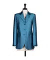 Max Mara Single-breasted Blazer In Blue