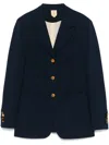 Max Mara Single-breasted Blazer In Blue