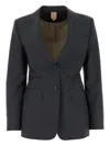 Max Mara Giacca Apice In Blue