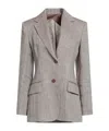 Max Mara Single Breasted Blazer In Brown