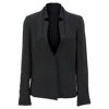 Max Mara Single-breasted Blazer In Black Wool In Black