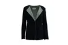 Max Mara Single-breasted Blazer In Navy Blue Wool In Blue