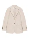 Max Mara Single-breasted Blazer In Neutral