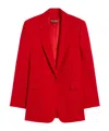 Max Mara Single Breasted Blazer In Brown