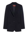 Max Mara Single-breasted Cady Blazer