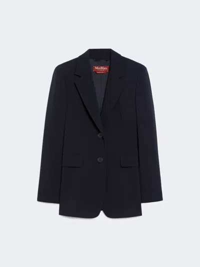 MAX MARA SINGLE-BREASTED CADY BLAZER