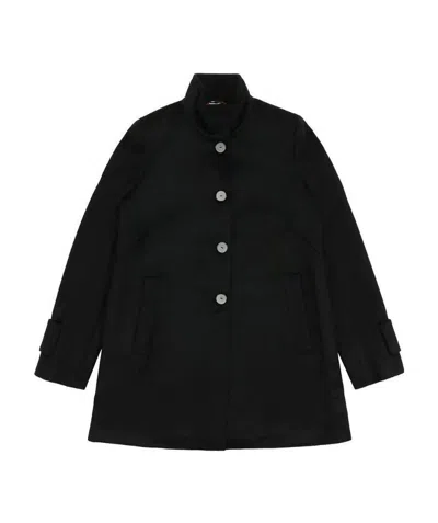 Max Mara Single-breasted Coat In Black