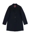 Max Mara Single-breasted Coat In Black