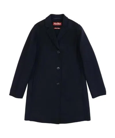 Max Mara Single-breasted Coat In Black
