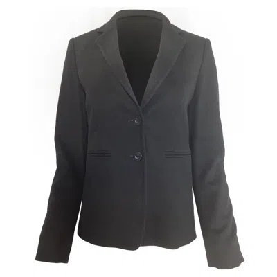 Max Mara Single-breasted Jacket In Black Cashmere