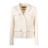 MAX MARA MAX MARA SINGLE-BREASTED JACKET IN FINE DOUBLE FABRIC