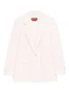 Max Mara Single-breasted Jacket In Pink