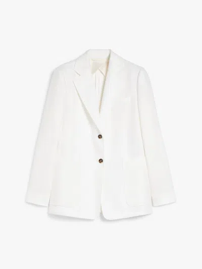 Max Mara Single-breasted Linen Blazer