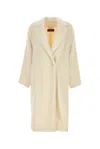 Max Mara White Xavier Eco Fur