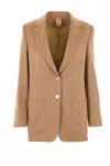 Max Mara Single-breasted Long-sleeved Jacket