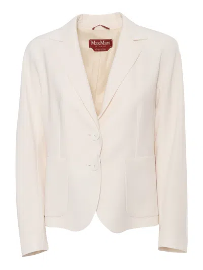 MAX MARA SINGLE-BREASTED LONG-SLEEVED JACKET