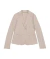 Max Mara Single-breasted Suit Jacket In Nude