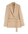 Max Mara Single-breasted Suit Jacket In Nude