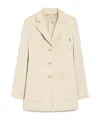 Max Mara Single-breasted Suit Jacket In Nude
