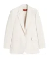 Max Mara Single-breasted Suit Jacket In White