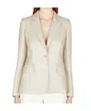 Max Mara Single-breasted Suit Jacket In White