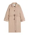 Max Mara Double-breasted Trench Coat In Nude