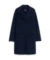 Max Mara Single-breasted Wool Coat In Black