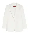 Max Mara Single-button Blazer In White