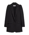 Max Mara Single Button Suit Jacket In Black