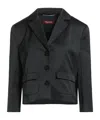 Max Mara Single- Suit Jacket In Black