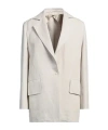 Max Mara Single Suit Jacket In White