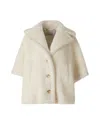 Max Mara Cape  Woman Color White