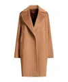 Max Mara Single- Wool Coat In Camel