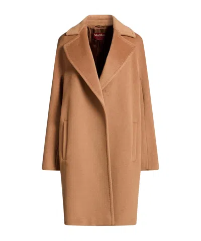 Max Mara Single- Wool Coat In Camel
