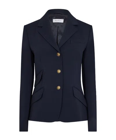 Max Mara Single-breasted Blazer In Black