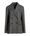 Max Mara Single-breasted Blazer In Grey