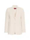Max Mara Single-breasted Blazer In Neutrals