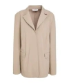 Max Mara Single-breasted Blazer In Nude
