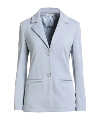 Max Mara Single-breasted Blazer In Blue