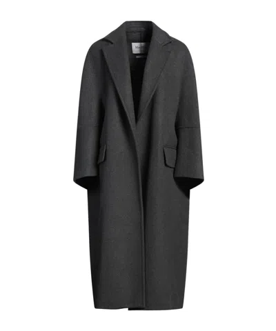Max Mara Single-breasted Coat In Black
