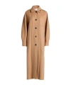 Max Mara Single-breasted Coat In Brown