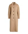 Max Mara Single-breasted Overcoat In Neutral