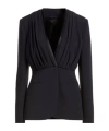 Max Mara Single-breasted Suit Jacket In Purple