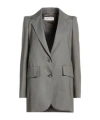 Max Mara Single-breasted Suit Jacket In Gray